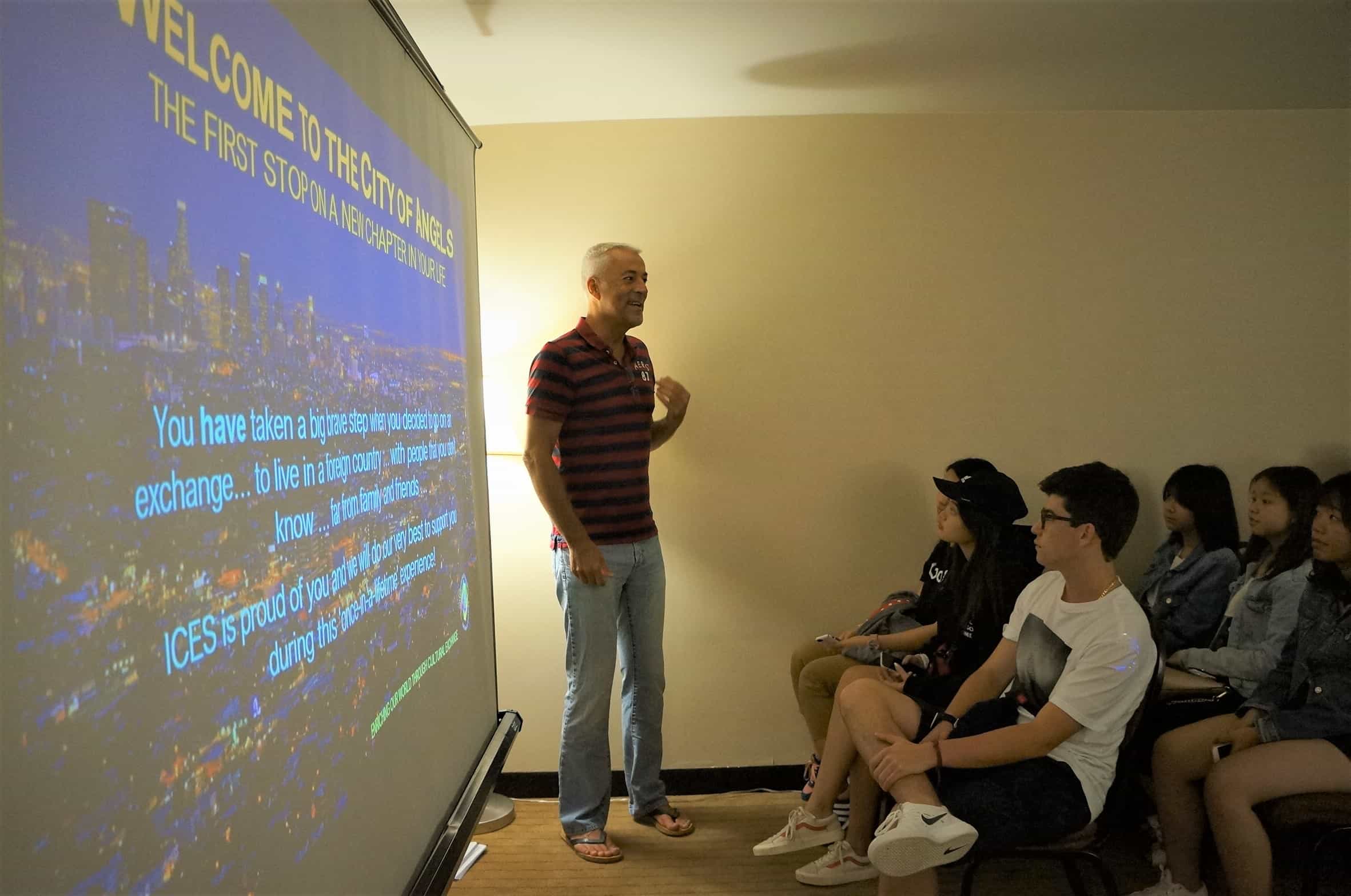 ICES Student Arrival Orientation Los Angeles
